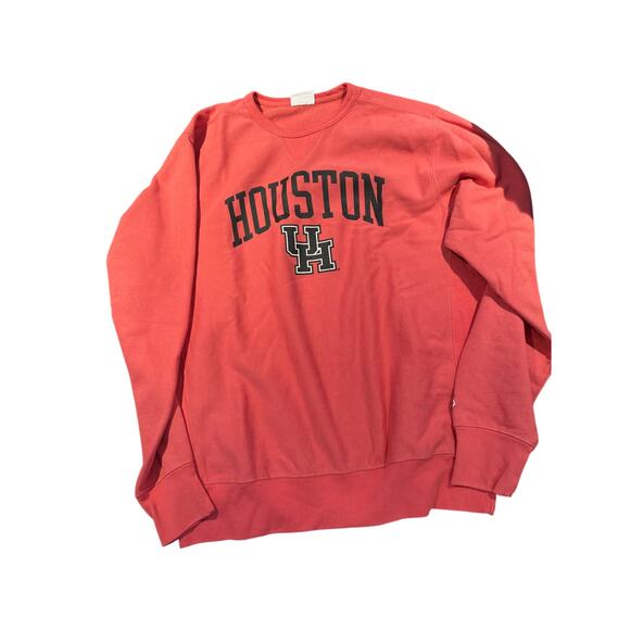 University of Houston Champion Reverse Weave Crewneck Sweatshirt Unisex Large - Picture 1 of 4
